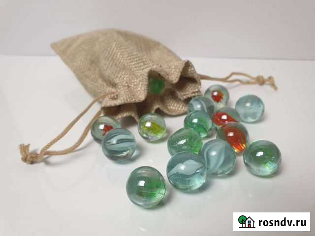 Стеклянные шарики в мешочке Калуга - изображение 1