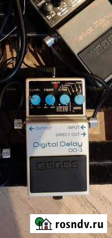 Гитарная педаль Boss dd3 Красногорск - изображение 1