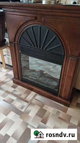 Камин электрический 3Д с обогревом Томск - изображение 1