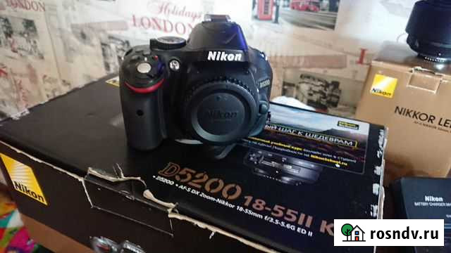 Зеркальный фотоаппарат nikon d5200 Барнаул - изображение 1