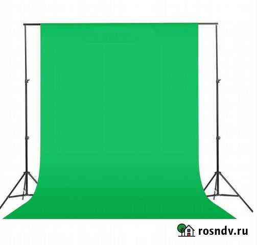 Фон тканевый B-33 (290х300см) зелёный PhotoShop Томск