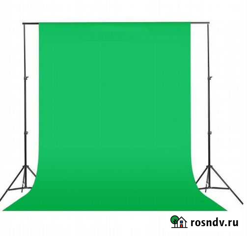 Фон тканевый B-33 (290х300см) зелёный PhotoShop Томск - изображение 1