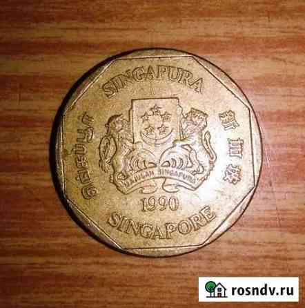 Сингапур 1 доллар 1990 флора + обмен Москва