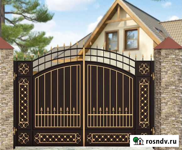 Изготовление ворот, бронь дверей, решеток, навесы Самарское - изображение 1