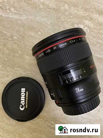 Объектив Canon EF 24mm 1.4 L II USM Тюмень - изображение 1