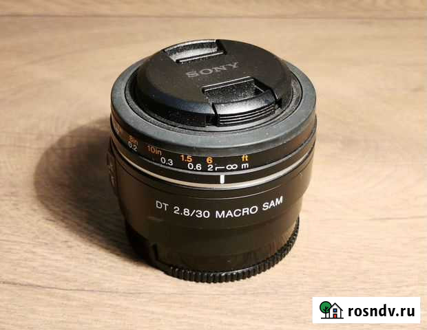 Объектив Макро Sony DT 30mm F2.8 SAM SAL30M28 Екатеринбург - изображение 1