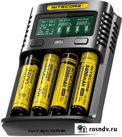 Универсальное зарядное устройство Nitecore UMS4 Миасс - изображение 1