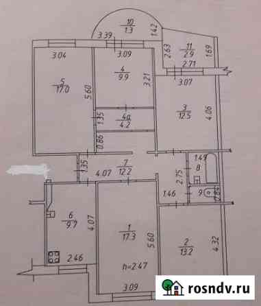 5-комнатная квартира, 103 м², 1/10 эт. на продажу в Казани Казань
