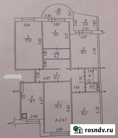 5-комнатная квартира, 103 м², 1/10 эт. на продажу в Казани Казань - изображение 1