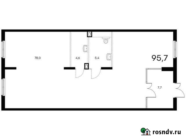 Продам помещение свободного назначения, 95.70 кв.м. Обнинск - изображение 1