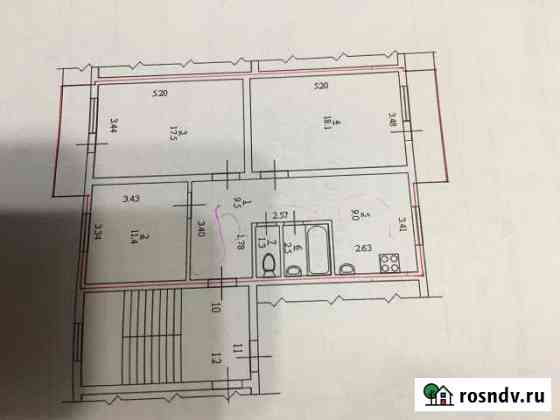 3-комнатная квартира, 69 м², 2/2 эт. на продажу в Нарьян-Маре Нарьян-Мар