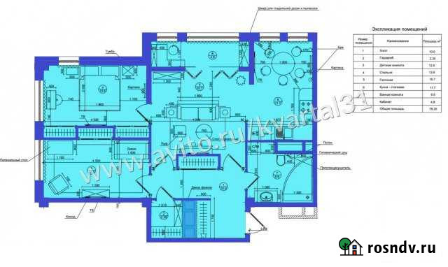 3-комнатная квартира, 78 м², 10/18 эт. на продажу в Белгороде Белгород - изображение 1
