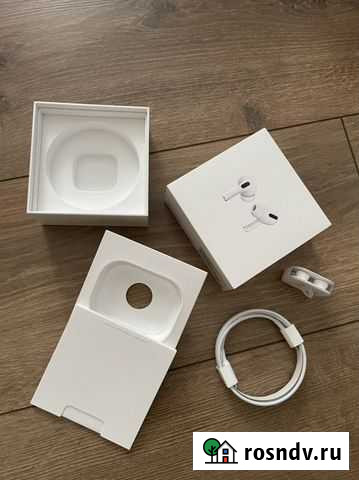 Коробка от airpods pro с кабелем и всем остальным Улан-Удэ - изображение 1