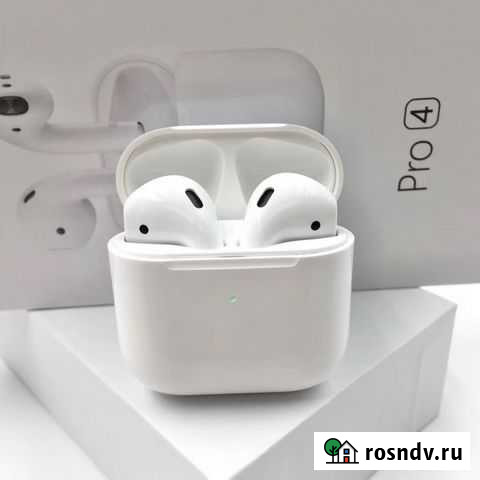 Наушники AirPods TWS air PRO 4 Siri Уфа - изображение 1