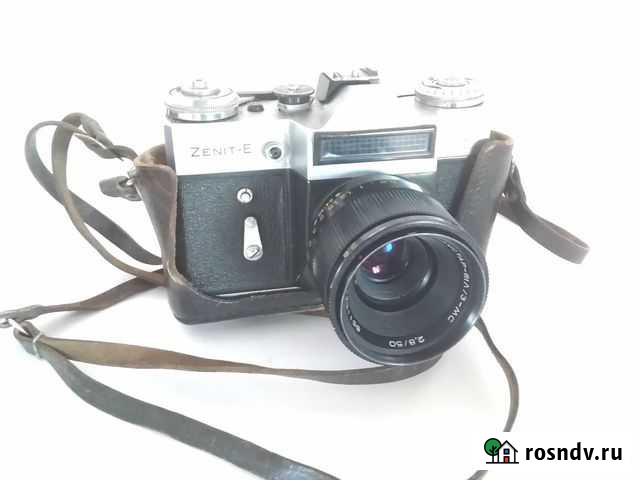 Фотоаппарат зенит е + объектив юпитер 37А Шадринск - изображение 1