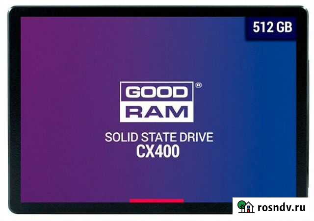 SSD-накопитель 512Gb Goodram CX400 2.5 sata3 Калининград - изображение 1