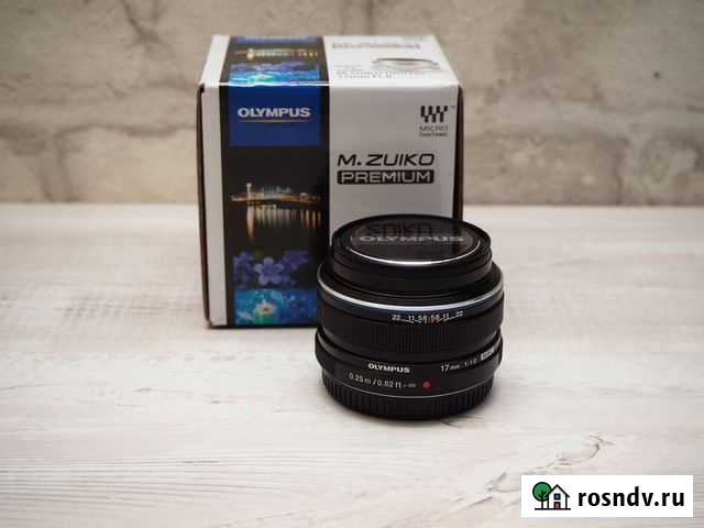 Olympus 17mm f/1.8 новый + бленда Воронеж - изображение 1