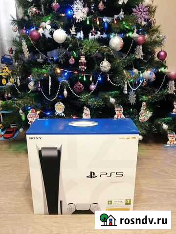 Sony playstation 5 (дисковод, новая) + 2 игры Ульяновск - изображение 1