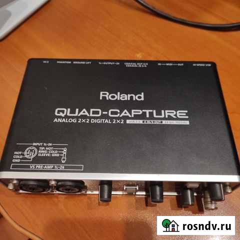 Roland quad-capture, внешняя звуковая карта Рязань - изображение 1