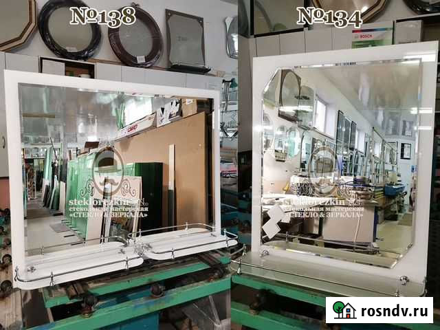 Зеркало с полками, полкой. Ванная комната,прихожая Брянск - изображение 1