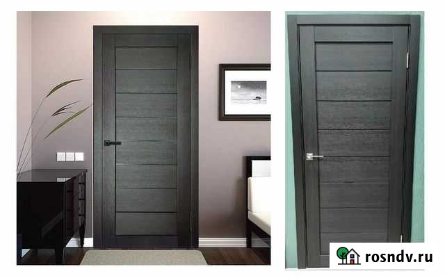 Дверь межкомнатная Ланна -Лайн Венге Краснодар - изображение 1