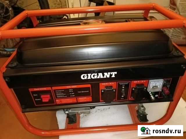Генератор бензиновый новый Gigant GGL-3300 Киров - изображение 1
