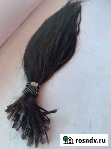 Волосы наращивания пучок закапсулированные каштан Волгодонск - изображение 1