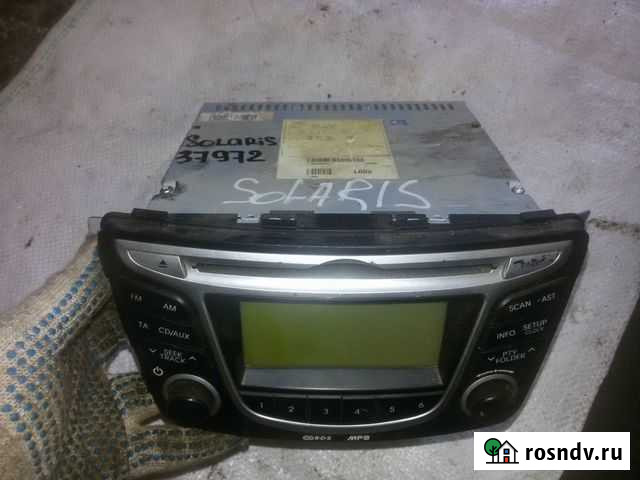 Магнитола Магнитофон Hyundai Solaris Пермь - изображение 1