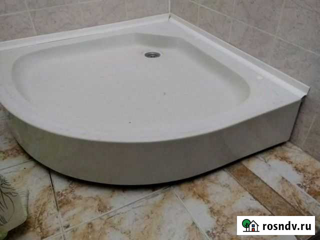 Поддон угловой для душа 80*80 Геленджик - изображение 1