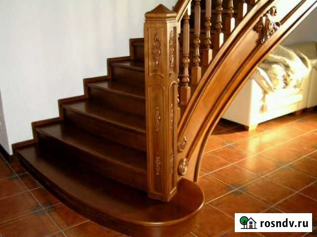 Услуги по строительству деревянных лестниц Москва - изображение 1