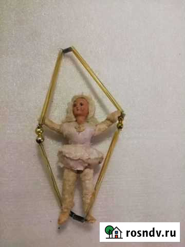 Редкая ватная ёлочная игрушка 30-40ые года Обнинск - изображение 1