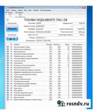 Жесткие диски для ноутбука 500, 750 гб Омск