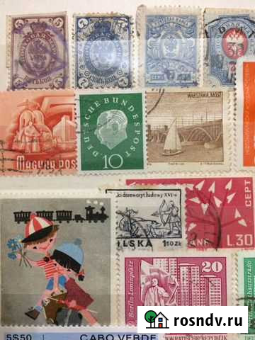 Марки 100 штук Елизово - изображение 1