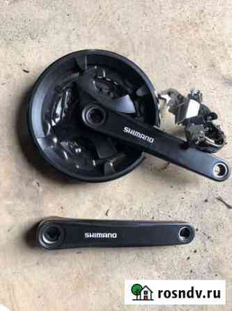 Шатуны shimano altus новые с переключателем Калуга