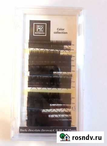 Ресницы для наращивания barbara коричневые микс С Нижний Новгород - изображение 1