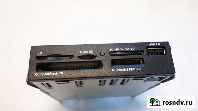 Картридер внутренний Black 10-in-1 Internal USB 2 Иваново - изображение 1