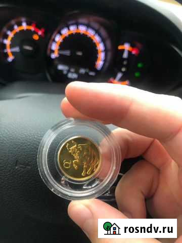 Монета Золото Банка России 2004 Телец Самара - изображение 1