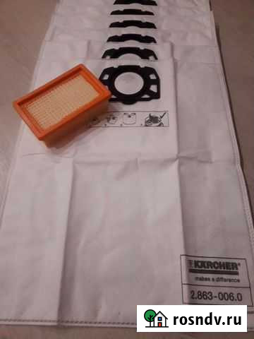 Фильтр,мешки karcher для пылесоса karcher MV4 MV5 Йошкар-Ола - изображение 1