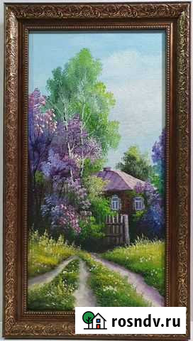 Картина маслом на холсте пейзаж Обнинск - изображение 1