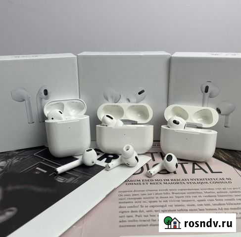 Airpods pro anc шумоподавление (новые, гарантия) Владимир - изображение 1