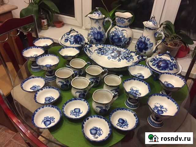 Сервиз Гжель Московский - изображение 1
