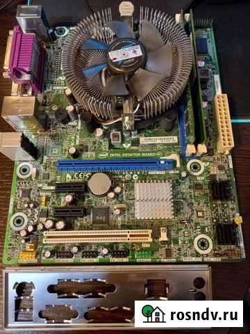 Материнская плата 1155 с процессором i5 2320 DDR3 Курган - изображение 1