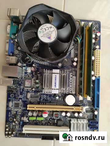 Материнская плата в сборе с процессором и памятью Махачкала - изображение 1