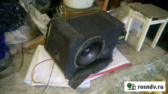 Сабвуфер+усилитель к нему 4 канальный Саратов - изображение 1