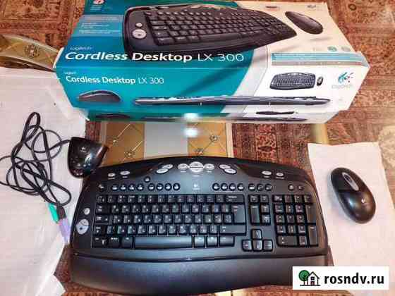 Беспроводная клавиатура и мышь Logitech LX300 Нижневартовск