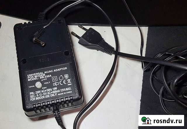 Блок питания адаптер Vanson BB-238A AC/AC 9,12,15V Смоленск - изображение 1