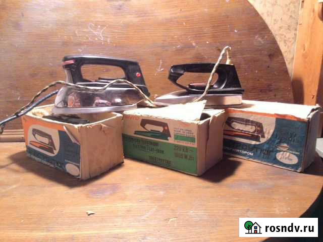 Электроутюги шесть штук СССР новые Москва - изображение 1