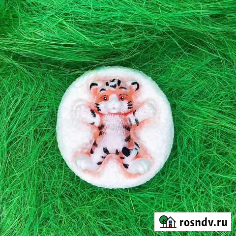 Мыло тигрята ручной работы. Подарок на новый год т Балаково - изображение 1