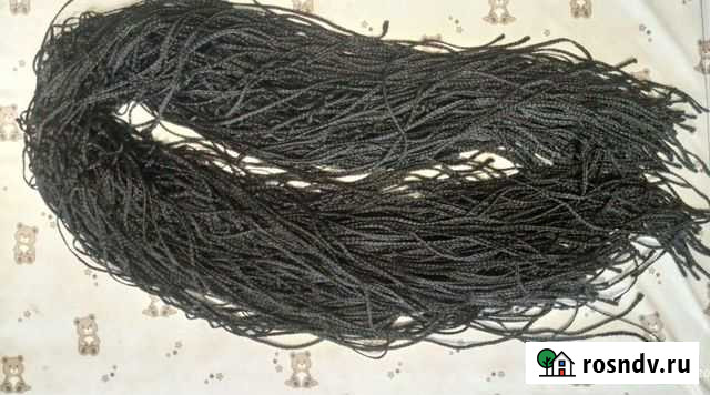 Косички зизи (3 пачки чёрный 2 пачки блонд) полный Хабаровск - изображение 1