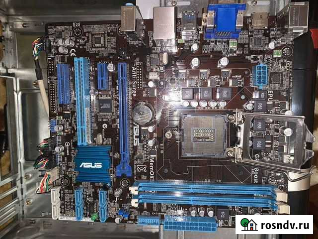 Материнская плата Asus p8h77-m le Новосибирск - изображение 1